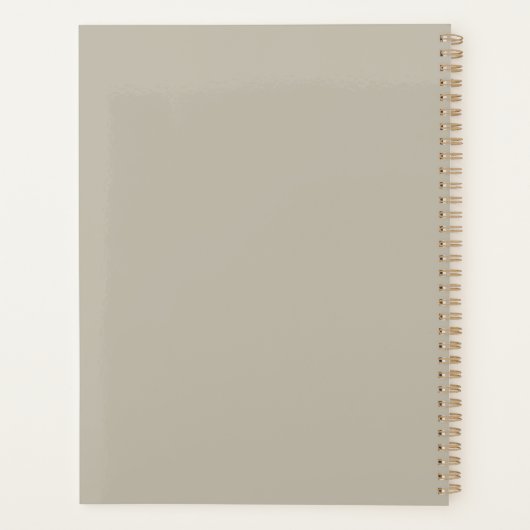 Zand Planner (Achterkant)