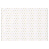 Zand polka stippen wit tafelkleed (Voorkant (Horizontaal))