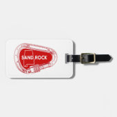 Zand Rock Alabama Rock Climbing Karabiner Bagagelabel (Voorkant horizontaal)