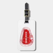 Zand Rock Alabama Rock Climbing Karabiner Bagagelabel (Voorkant verticaal)