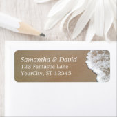 Zand & Schuim Strand Foto Bruiloft 2 Etiket (Insitu)