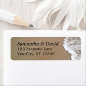 Zand & Schuim Strand Foto Bruiloft Etiket (Insitu)