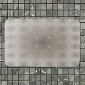 Zand-strand bloementextiel patroon kunst badmat