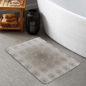 Zand-strand bloementextiel patroon kunst badmat