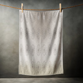 Zand-strand bloementextiel patroon kunst strandlaken