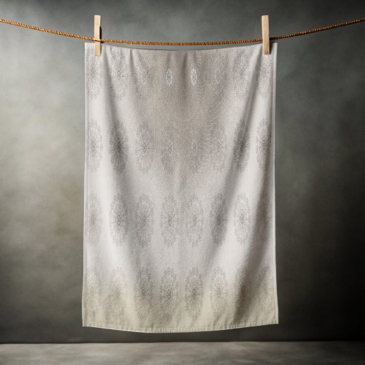 Zand-strand bloementextiel patroon kunst strandlaken