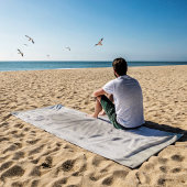 Zand-strand bloementextiel patroon kunst strandlaken