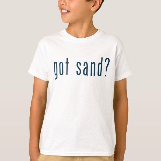 zand t-shirt (Voorkant)