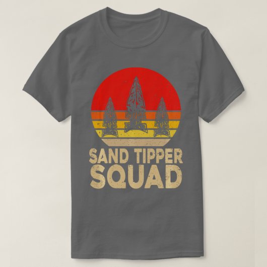 Zand Tipper Squad Arrowiad Artifact Mannen die jag T-shirt (Design voorkant)