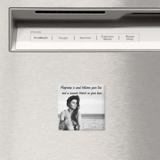 Zand tussen Uw Toes Citaat Magnet (Insitu (Vaatwasser))