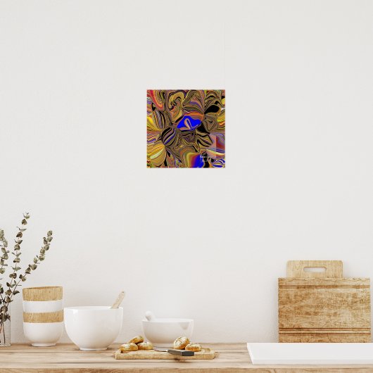 zand van aarde 2 poster (Keuken)
