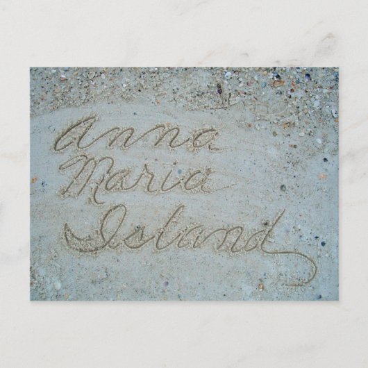 Zand van Anna Maria Briefkaart (Voorkant)