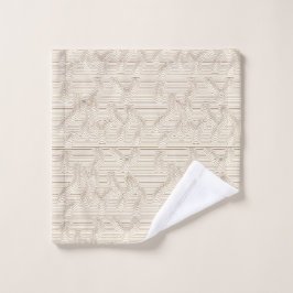 Zand van Beweging OP Kunst Bad Handdoek