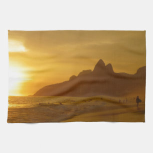 Zand van de Liefde van de Vrede van het Water van  Theedoek