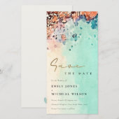 ZAND VAN HET STRAND ROTSWATERVERF UITNODIGING VOOR (Voorkant / Achterkant)