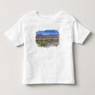 Zand Verbena & Desert Gold bij Amboy Krater, CA, Kinder Shirts