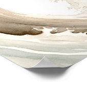 Zand Verjaardag Strand Party Welkomstbord Poster (Hoek)