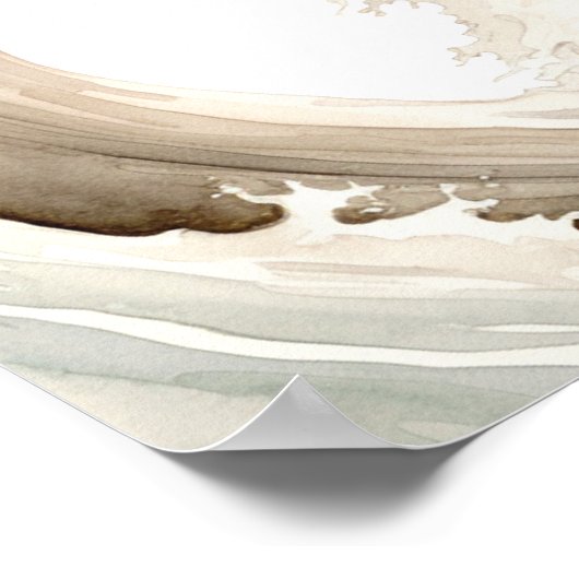 Zand Verjaardag Strand Party Welkomstbord Poster (Hoek)