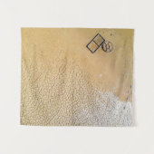 Zand Wandkleed (Voorkant (horizontaal))