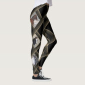 Zand wasbekken Pset harten paarden Leggings (Rechts)
