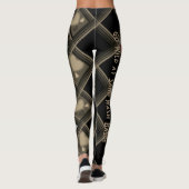 Zand wasbekken Pset harten paarden Leggings (Achterkant)