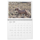 Zand wasbekken Wilde paarden Calander Kalender (Mar 2027)