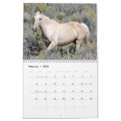Zand wasbekken Wilde paarden Kalender (Feb 2026)