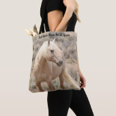 Zand wasbekken Wilde paarden Tote Bag (Dichtbij)