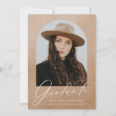 Zand Waterverf Arch 7 Foto Collage Afstuderen Aankondiging (Voorkant)