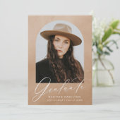 Zand Waterverf Arch 7 Foto Collage Afstuderen Aankondiging (Staand voorkant)