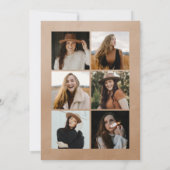 Zand Waterverf Arch 7 Foto Collage Afstuderen Aankondiging (Achterkant)