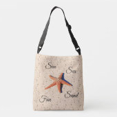 Zand & zee cross body tas (Achterkant)
