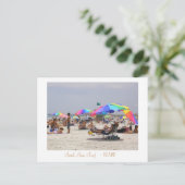Zand, zon, Surf, - SHADE Briefkaart (Staand voorkant)
