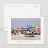 Zand, zon, Surf, - SHADE Briefkaart (Voorkant / Achterkant)