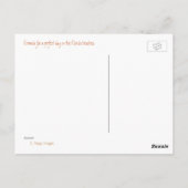 Zand, zon, Surf, - SHADE Briefkaart (Achterkant)