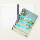 Zand, zon, Surf tropische oceaan Planner (Display)