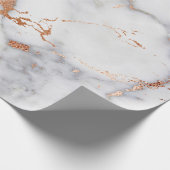 Zandaccenten en wit abstract patroon cadeaupapier (Hoek)