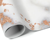 Zandaccenten en wit abstract patroon cadeaupapier (Rol Hoek)