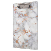 Zandaccenten en wit abstract patroon klembord (Links)