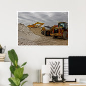 zandbak voor opgroeien poster (Thuiskantoor)