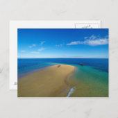 Zandbalk en -band | Ibo Island, Mozambique Briefkaart (Voorkant / Achterkant)