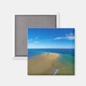Zandbalk en -band | Ibo Island, Mozambique Magneet (Voorkant / Achterkant)