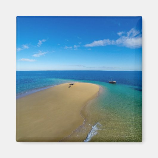 Zandbalk en -band | Ibo Island, Mozambique Magneet (Voorkant)