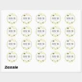 Zandbij Baby Shower Feest Favor Stickers (Vel)