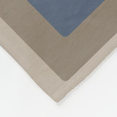 Zandblauw Fleece Deken (Hoek)