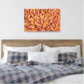 Zandbloem Pepper Wilde bloemen Kunst Canvas Afdruk (Insitu (Slaapkamer))