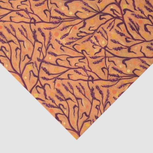 Zandbloem Pepper Wilde bloemen Kunst t Tissuepapier (Detail)