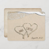 Zandbrauwharten met surf kaart (Voorkant / Achterkant)