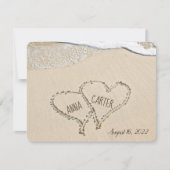 Zandbrauwharten met surf kaart (Voorkant)