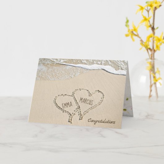 Zandbrauwharten met surf kaart (Gele Bloem)